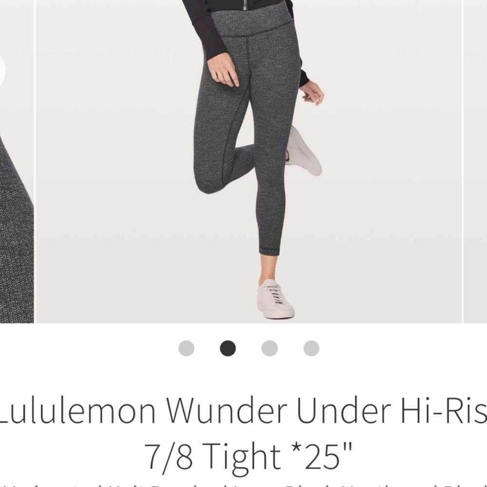 Lululemon wonder under hi-rise